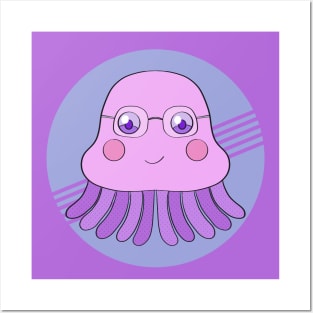 An adorable squid Posters and Art